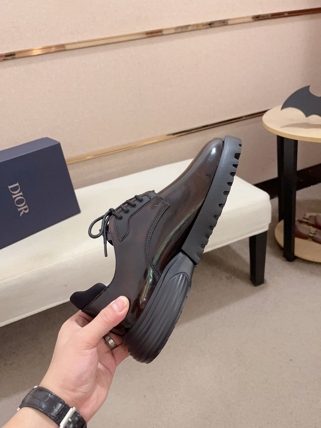 CD COMBAT BASIC SHOE SYRUP POLISHED CALFSKIN