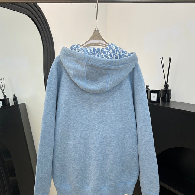 DIOR 25S HOODED ZIP-UP CARDIGAN 684