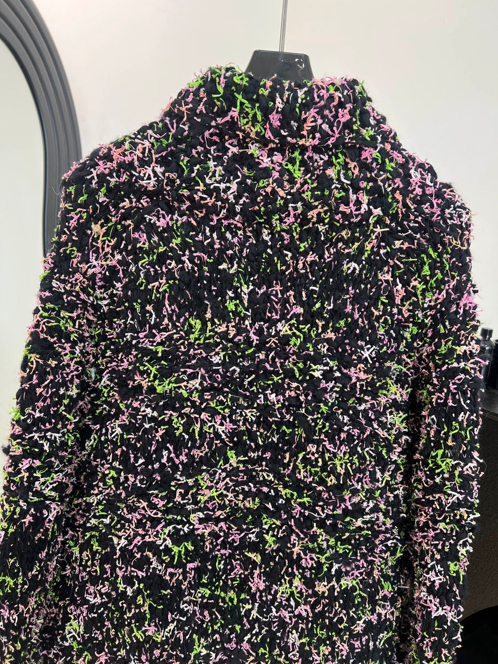 CHANEL 26S PRINTED KNIT JACKET 955