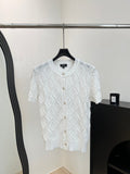CHANEL 26S SHORT-SLEEVE KNIT T-SHIRT 1414