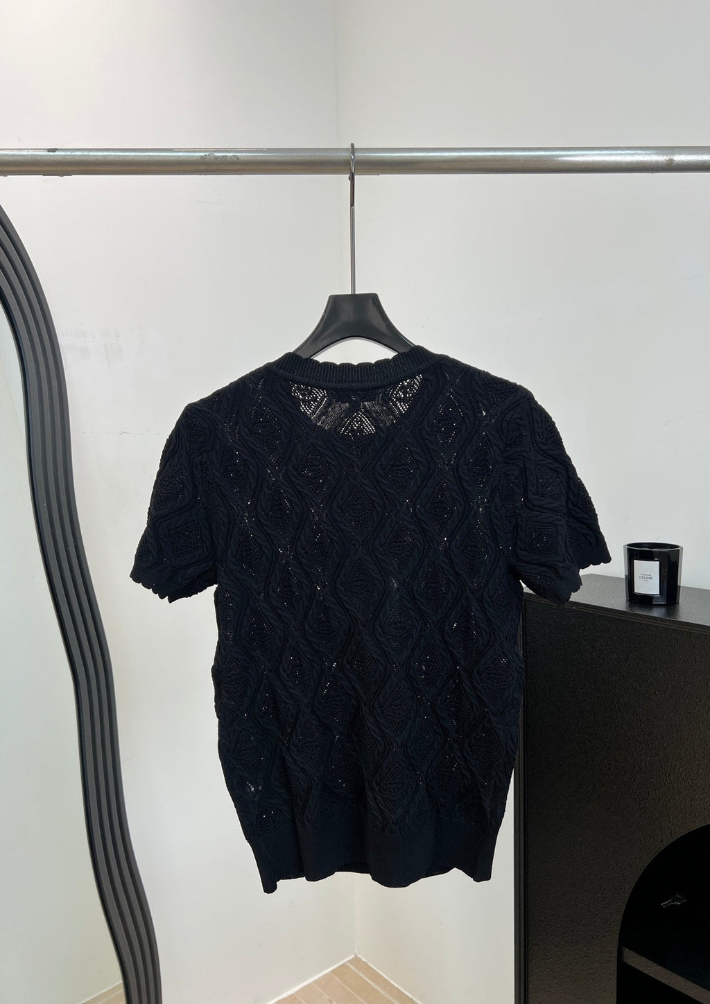 CHANEL 26S SHORT-SLEEVE KNIT T-SHIRT 1413