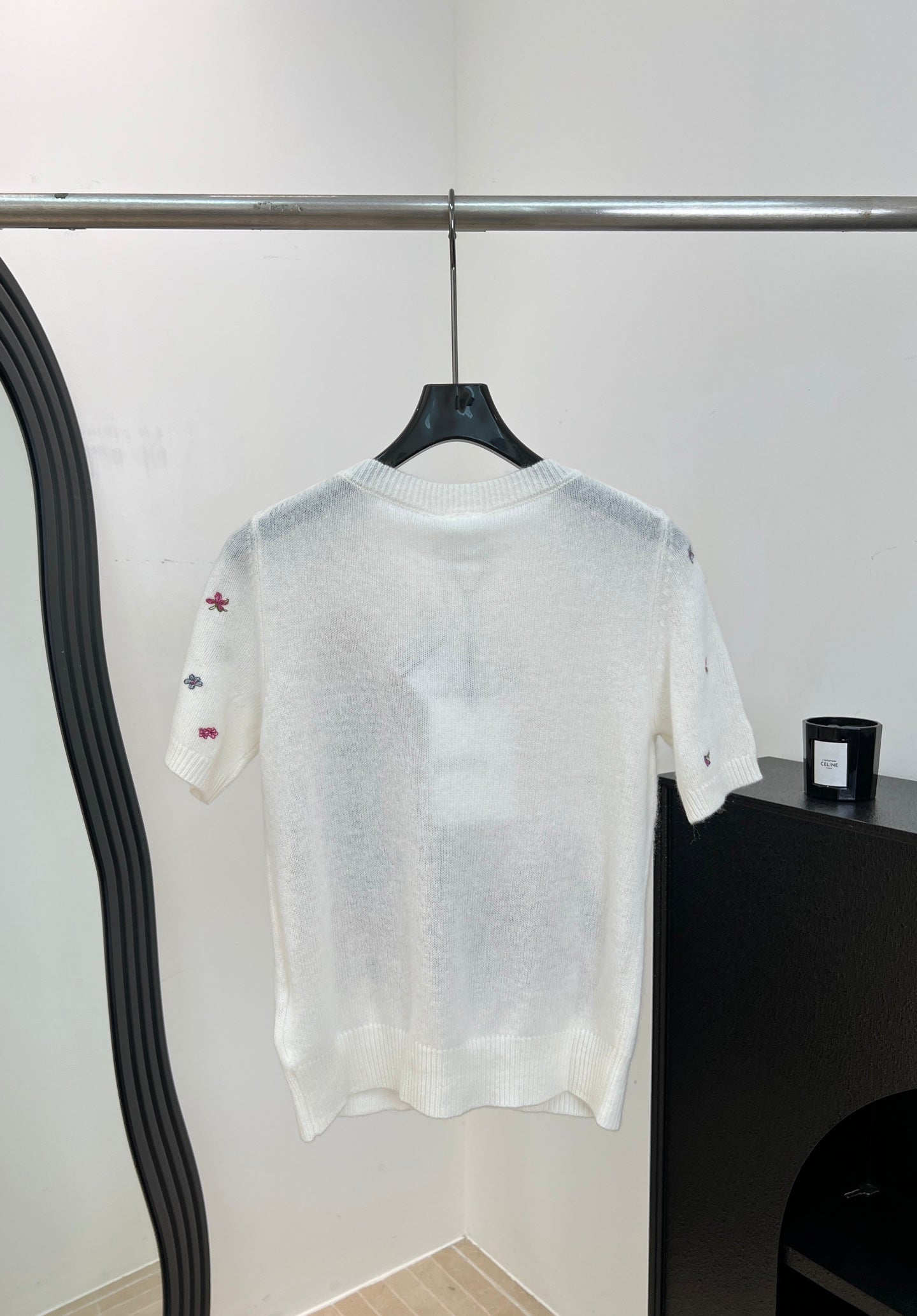 DIOR 26S SHORT-SLEEVE KNIT SWEATER 1312