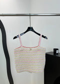 CHANEL 26S TWEED CAMI TOP 1481