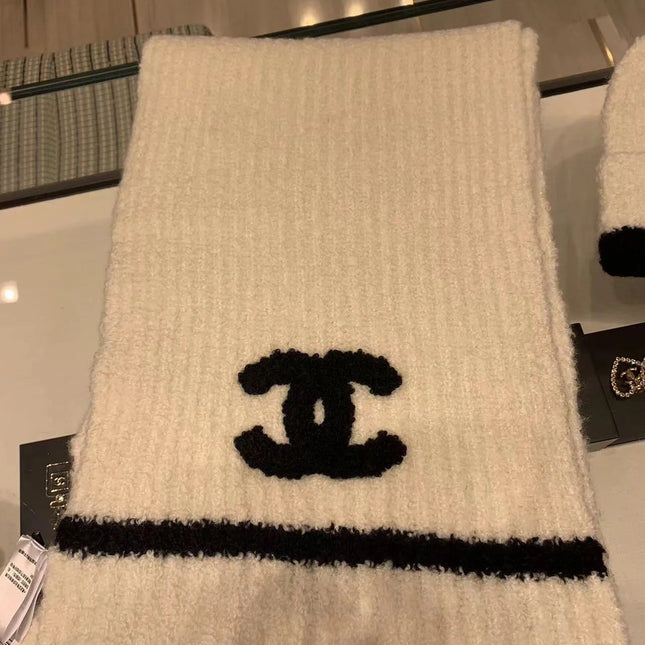 CHANEL 25S SCARF 170 IN CASHMERE 932159