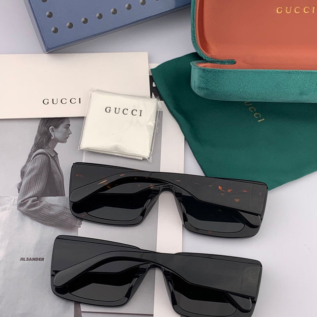 CHUNKY RECTANGULAR FRAME SUNGLASSES G204 IN ACETATE