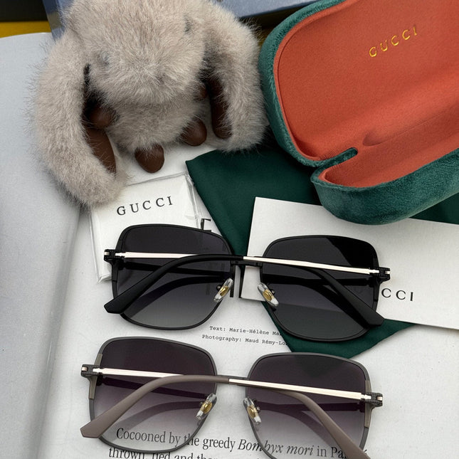 SQUARE FRAME SUNGLASSES G8639 IN METAL