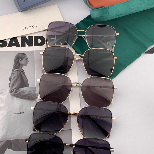 SQUARE FRAME SUNGLASSES G2322 IN METAL