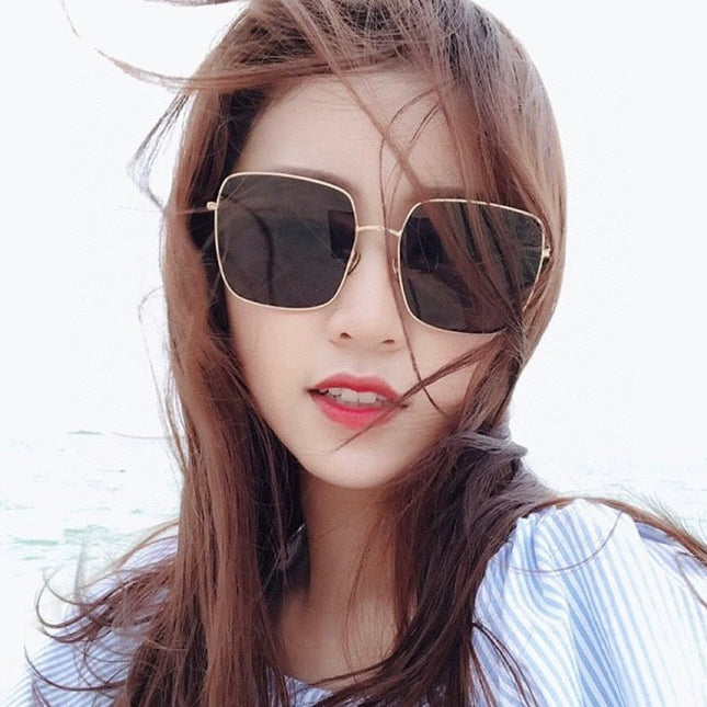 SQUARE FRAME SUNGLASSES G2322 IN METAL