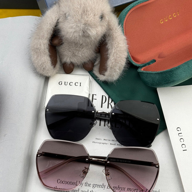 RECTANGULAR FRAME SUNGLASSES G0638 IN METAL AND ACETATE