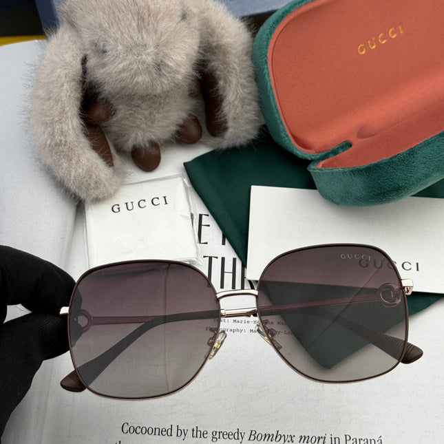 SQUARE FRAME SUNGLASSES G0642 IN METAL