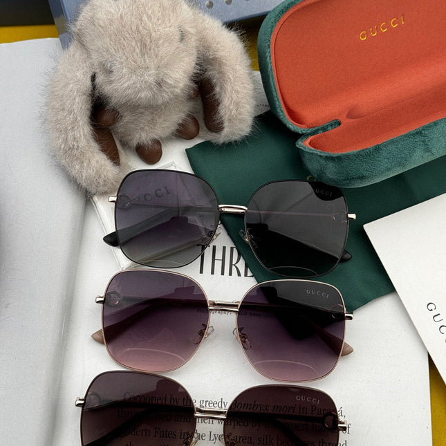 SQUARE FRAME SUNGLASSES G0642 IN METAL