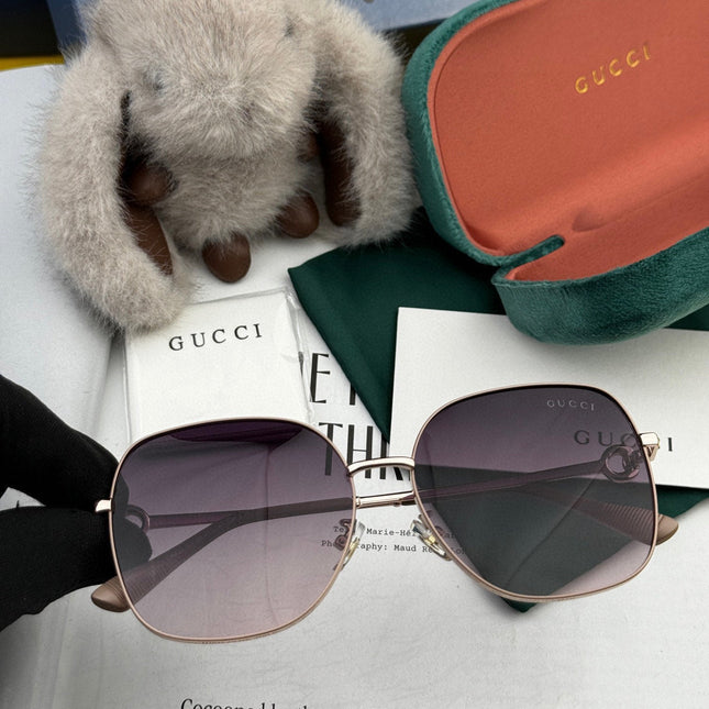 SQUARE FRAME SUNGLASSES G0642 IN METAL