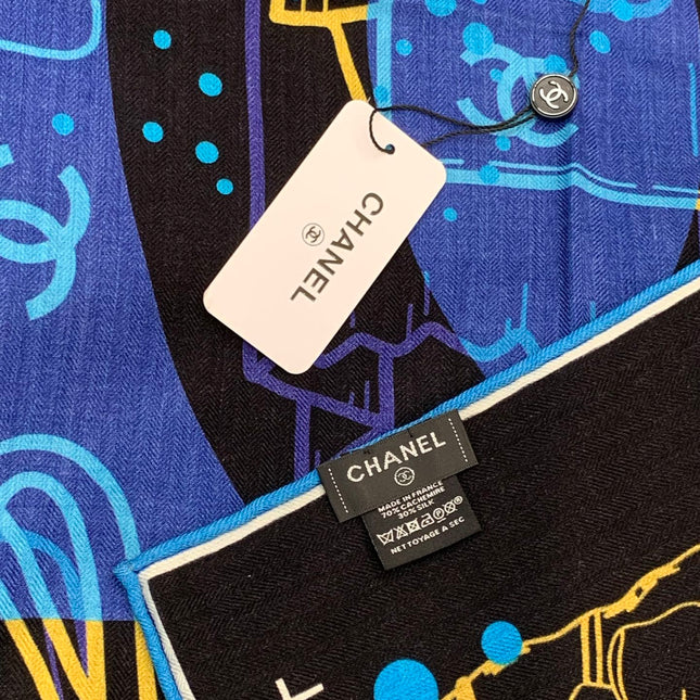 CHANEL 25S SCARF 135 IN CASHMERE 883635