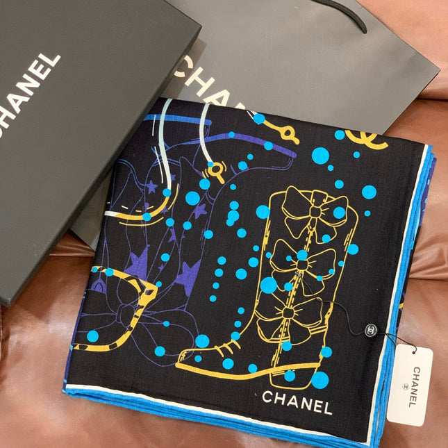 CHANEL 25S SCARF 135 IN CASHMERE 883635