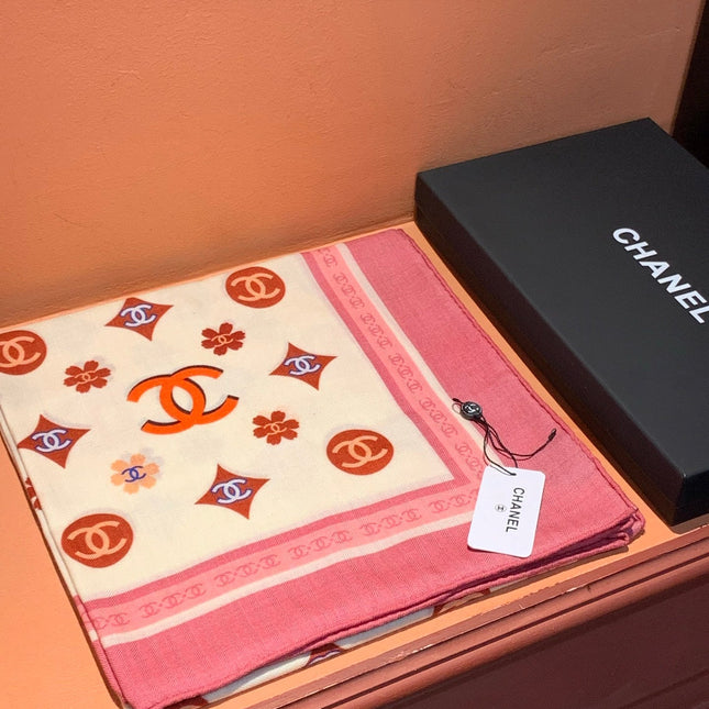 CHANEL 25S SCARF 140 IN CASHMERE 931507
