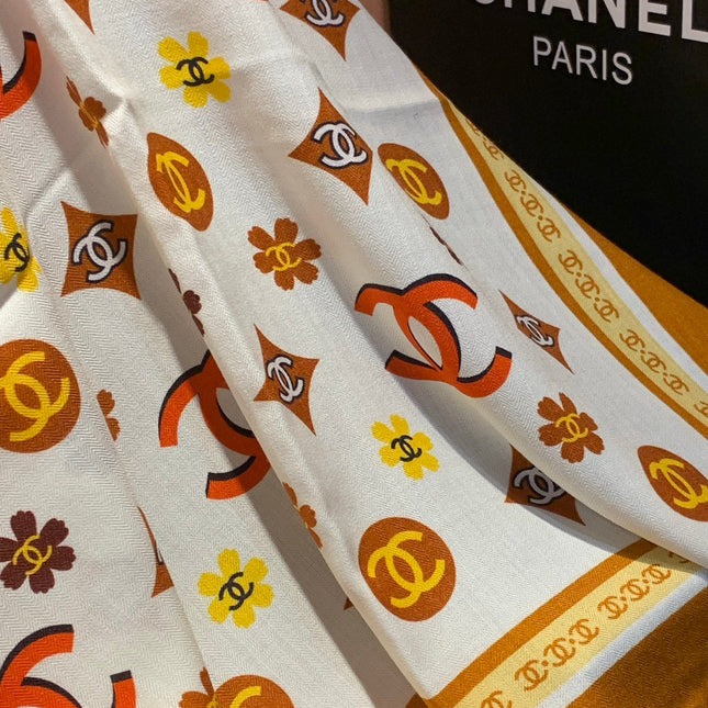 CHANEL 25S SCARF 140 IN CASHMERE 931508