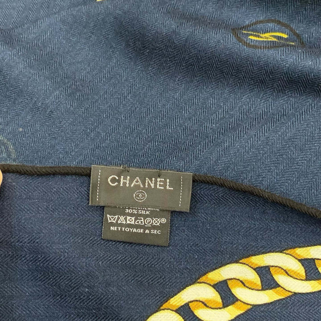 CHANEL 25S SCARF 135 IN SILK AND CASHMERE 932010