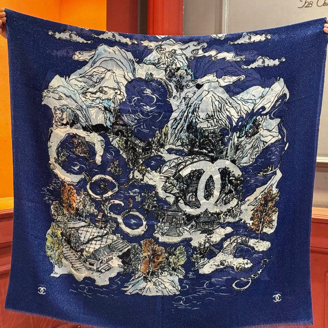 CHANEL 25S SCARF 200 CM IN CASHMERE 941753