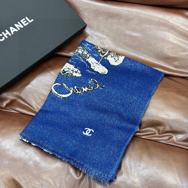 CHANEL 25S SCARF 200 CM IN CASHMERE 941753