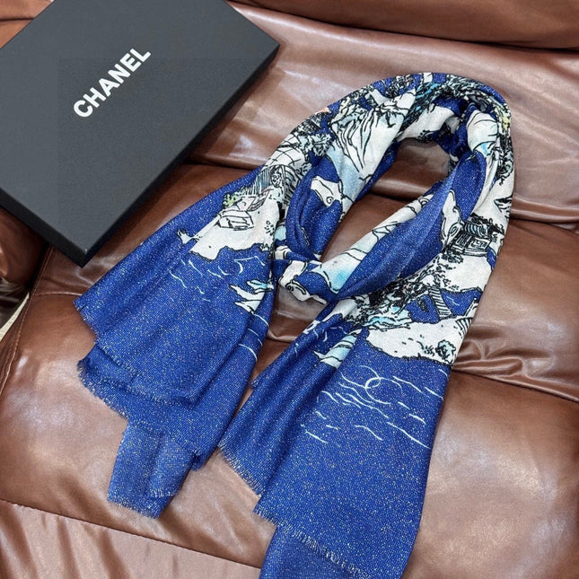 CHANEL 25S SCARF 200 CM IN CASHMERE 941753