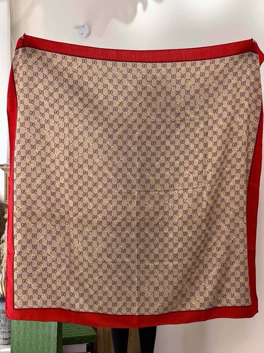 GUCCI 26S SCARF 135 IN CASHMERE AND SILK 315167
