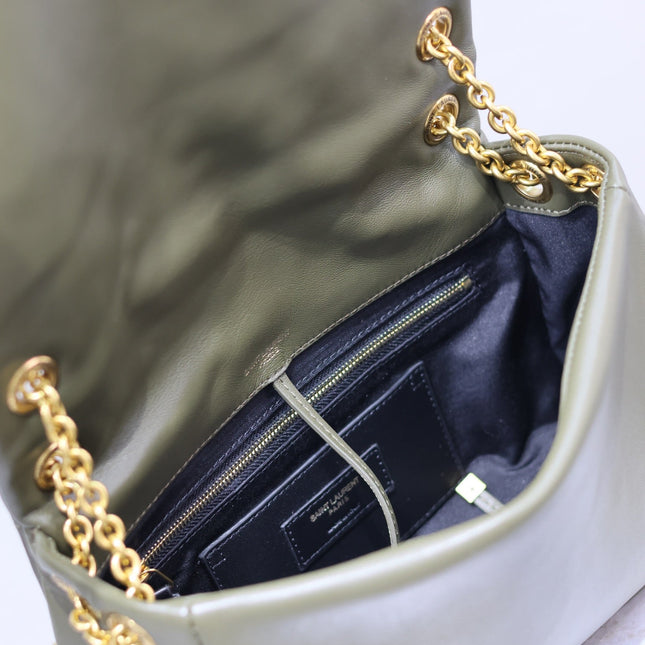 YSL 25S JAMIE 25 IN LIGHT MUSK LAMBSKIN GOLD HARDWARE