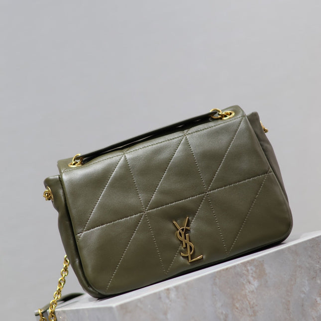 YSL 25S JAMIE 25 IN LIGHT MUSK LAMBSKIN GOLD HARDWARE