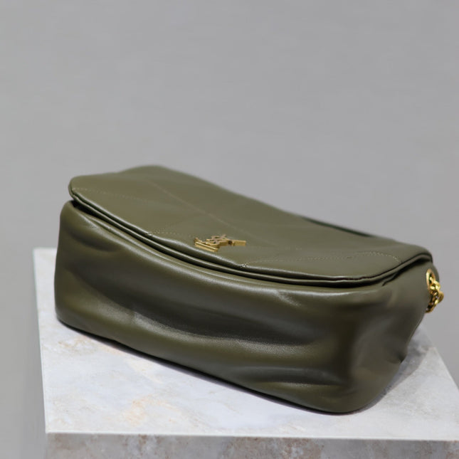 YSL 25S JAMIE 25 IN LIGHT MUSK LAMBSKIN GOLD HARDWARE