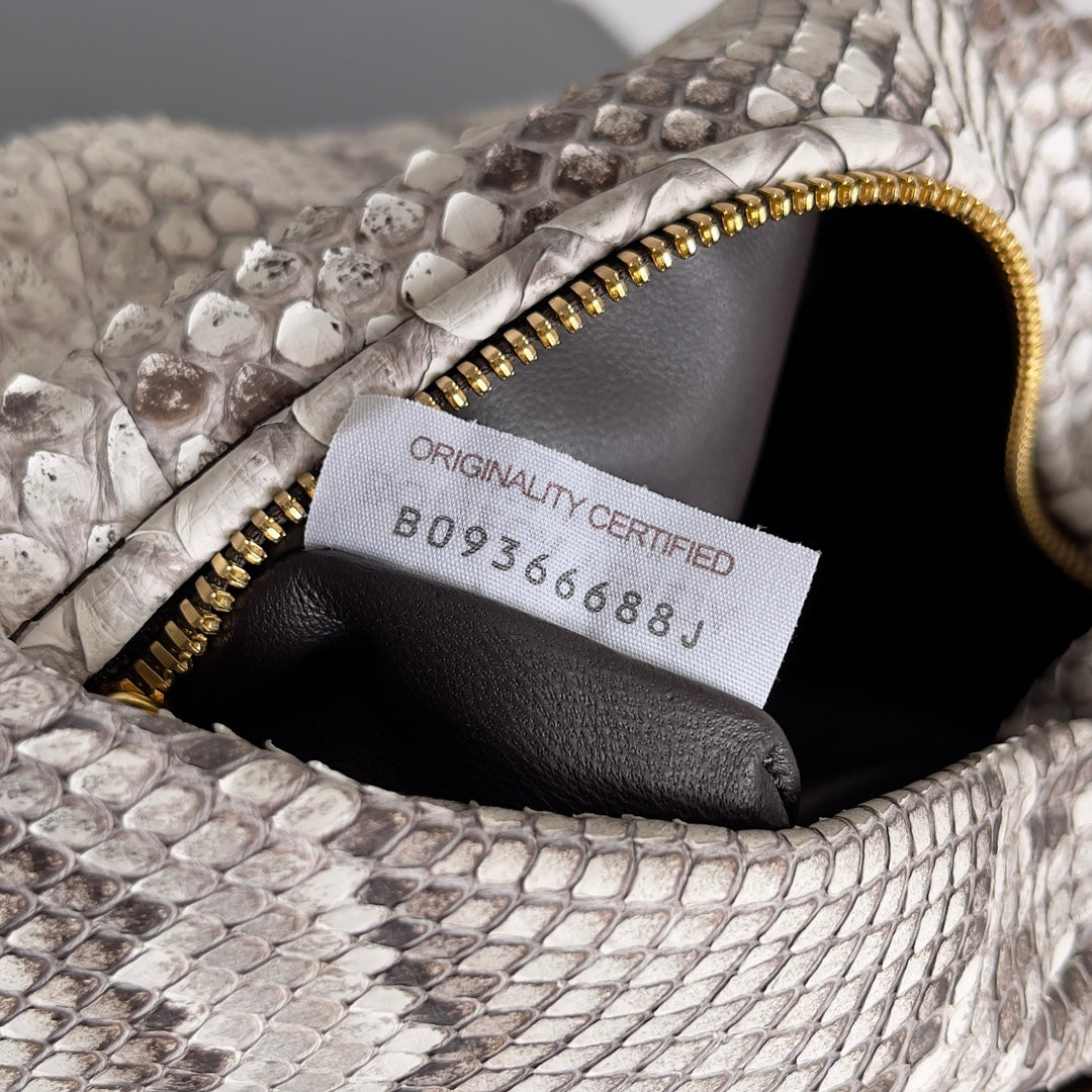 MINI JODIE 23 IN SNAKE PATTERN CALFSKIN