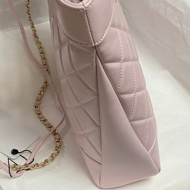 CC SMALL 30 SHOPPING BAG IN LIGHT PINK CALFSKIN