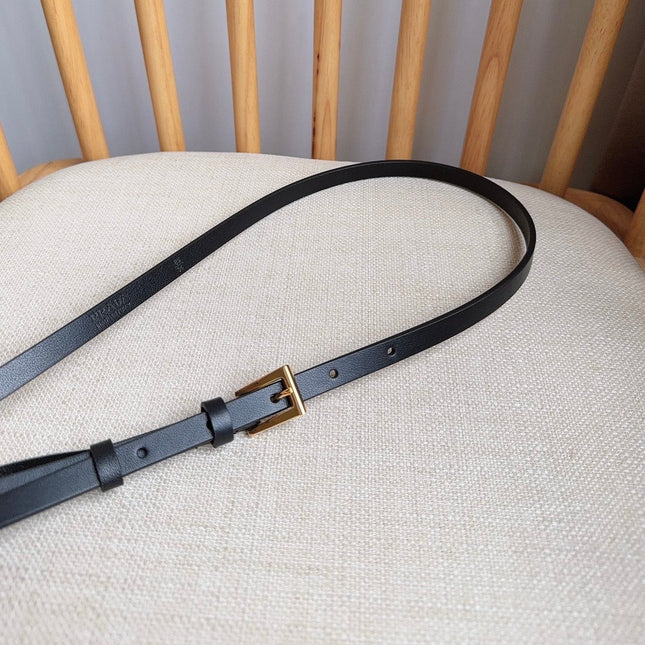 PRADA 26S BELT 10 MM IN BLACK CALFSKIN 661495
