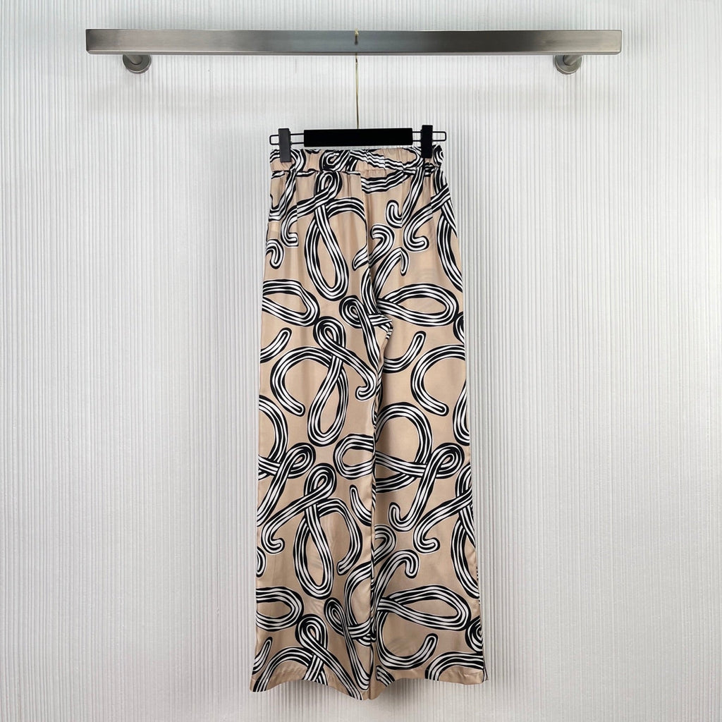 LOEWE 26S LONG SILK PANTS 509
