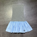 MIUMIU 26S STRAPLESS DROP WAIST MINI DRESS 1206