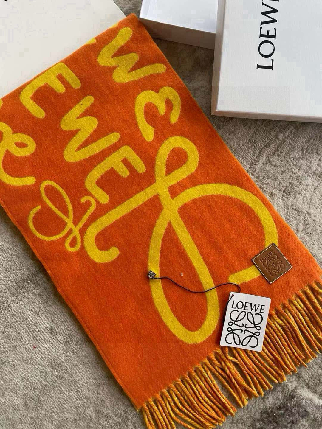 LOEWE 26S SCARF 180 IN CASHMERE 540621