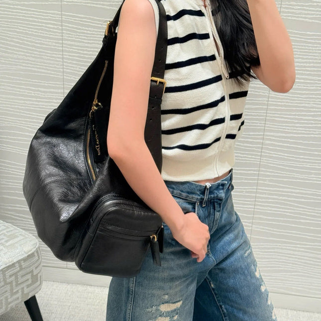 DIOR 25S RIPPED WIDE-LEG PANTS 705