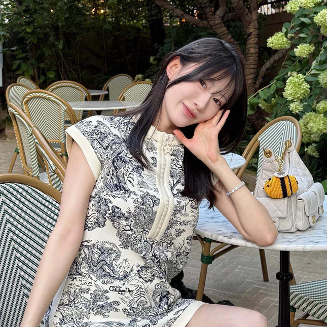 DIOR 25S PRINTED DRESS 700