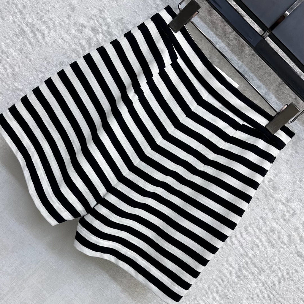 MAXMA 25S HIGH WAIST STRIPED SHORTS 264533