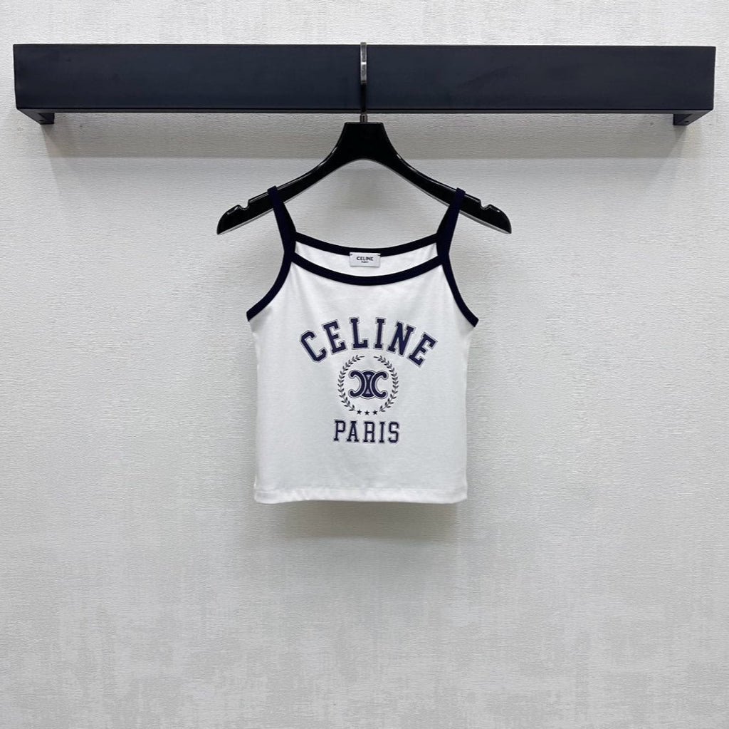 CELINE SPAGHETTI STRAP TOP 267816