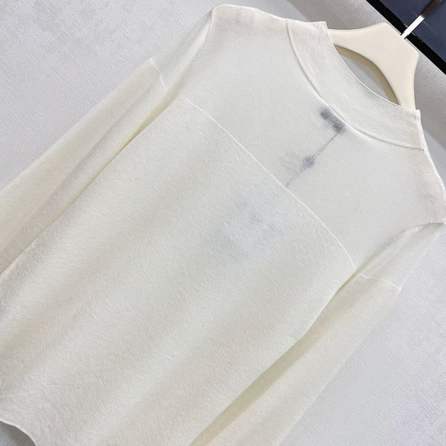CHANEL 25S LIGHTWEIGHT KNIT SWEATER 607