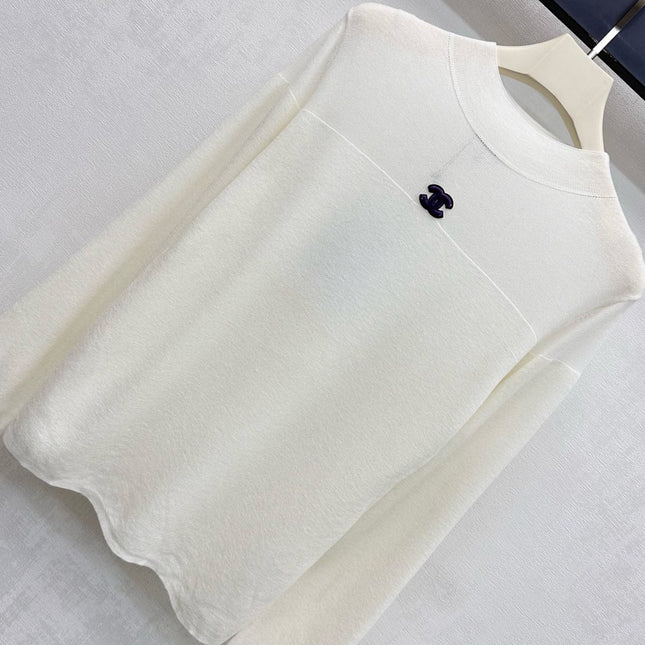 CHANEL 25S LIGHTWEIGHT KNIT SWEATER 607