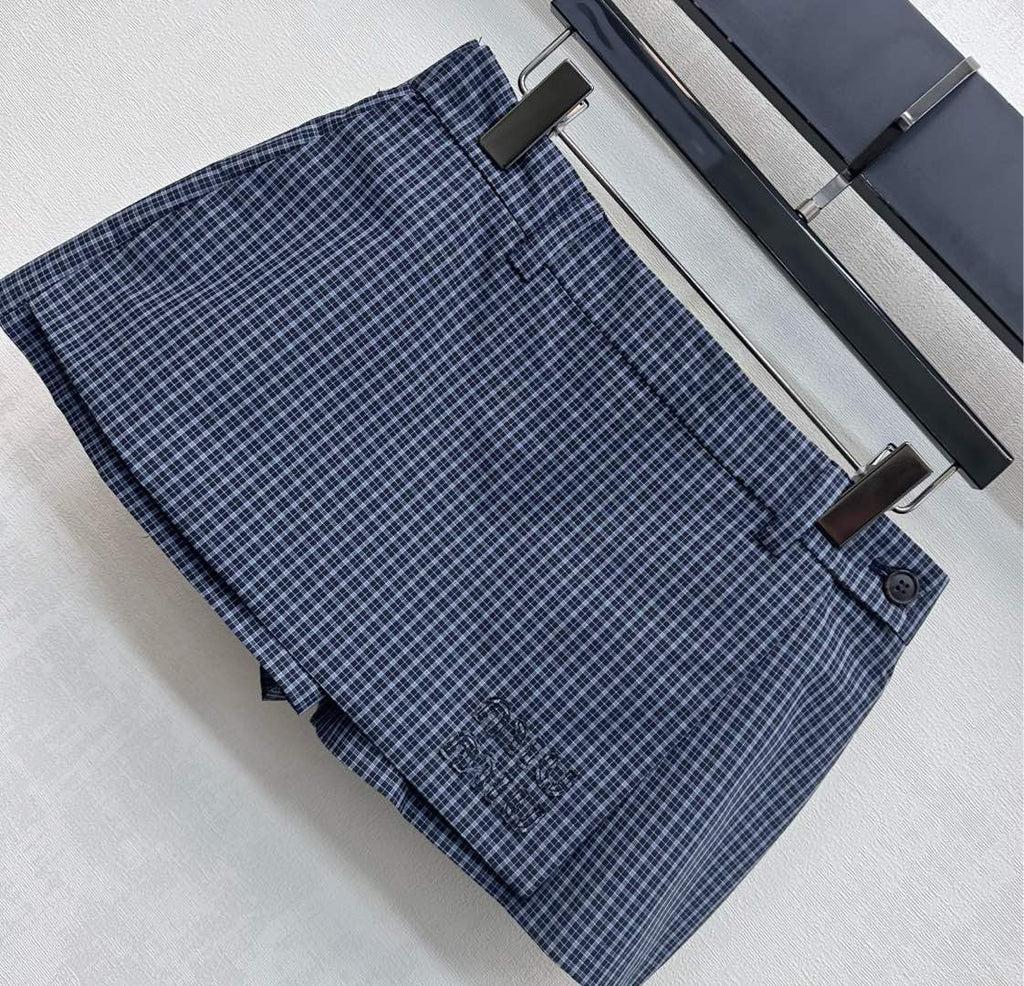 MIUMIU 26S MINI PLAID SKORT 894