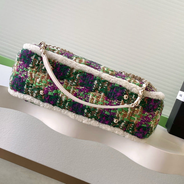 CHANEL 25S SHOPPING BAG 34 IN MULTICOLOR TWEED