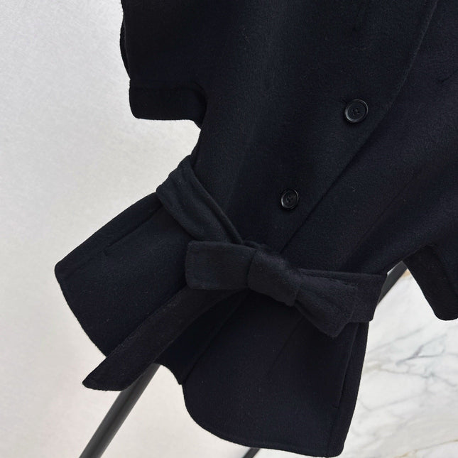 DIOR 25S SHORT DOUBLE-FACED KNIT COAT 586