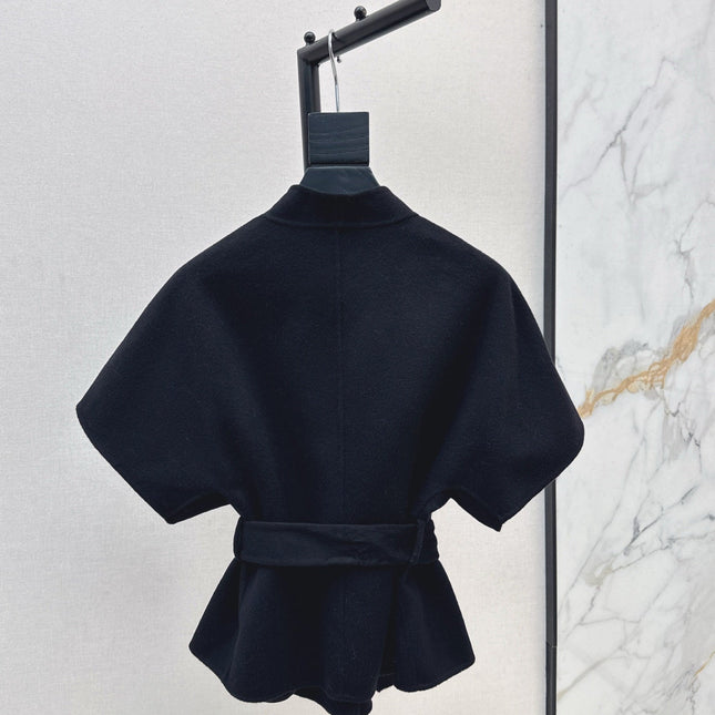 DIOR 25S SHORT DOUBLE-FACED KNIT COAT 586