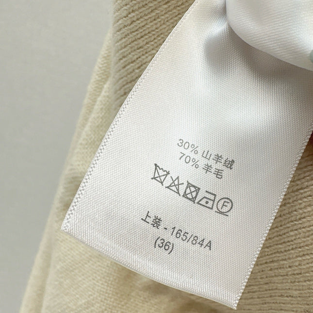 DIOR 25S WIDE-LEG CASHMERE PANTS 570