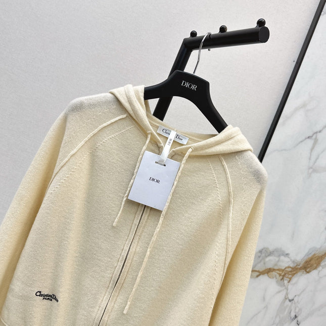 DIOR 25S FLORAL EMBROIDERED HOODIE 572