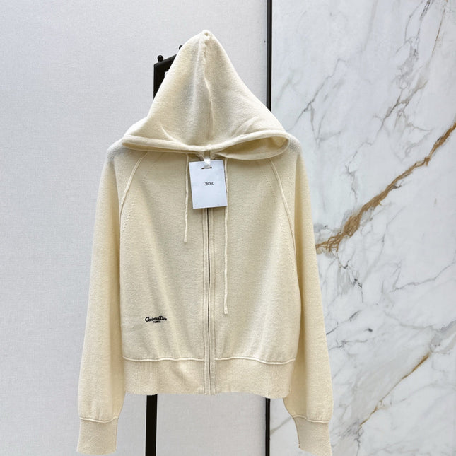 DIOR 25S FLORAL EMBROIDERED HOODIE 572