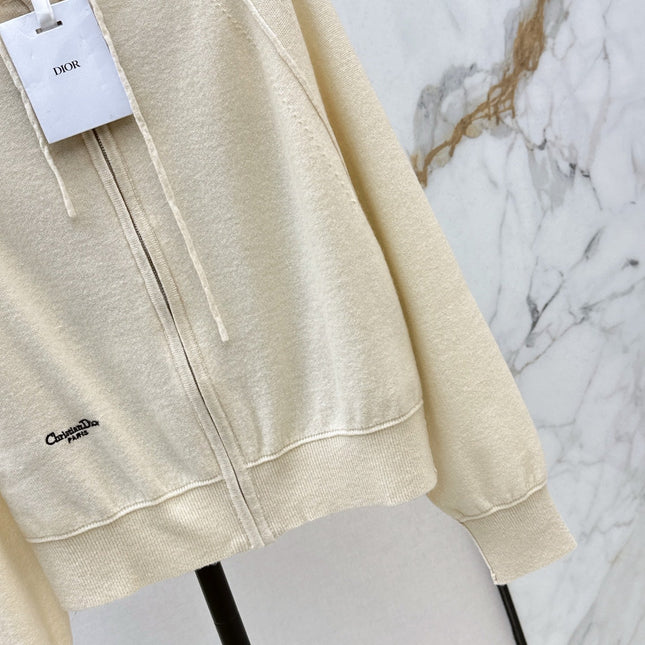 DIOR 25S FLORAL EMBROIDERED HOODIE 572