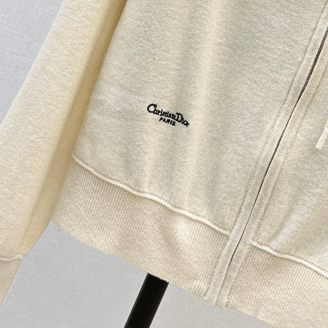 DIOR 25S FLORAL EMBROIDERED HOODIE 572