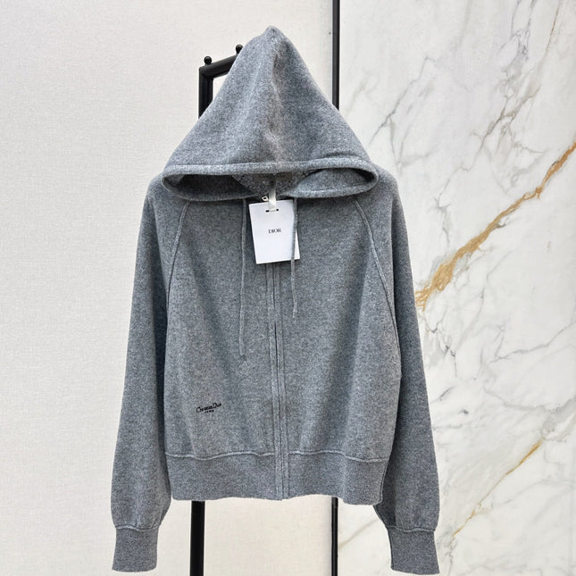 DIOR 25S FLORAL EMBROIDERED HOODIE 592